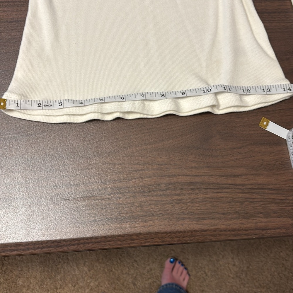 Aeropostale White Long Sleeve Tee with Sparkly Pink Logo - Picture 7 of 8